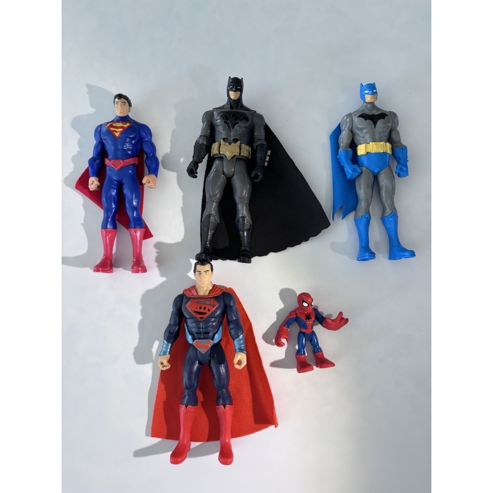 Lot Dc Mattel Action Figures Talking Batman & Stealth Batman Superman. 3010